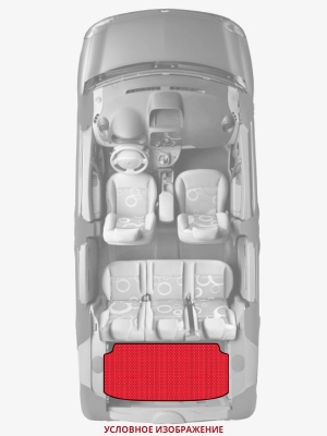 ЭВА коврики «Queen Lux» багажник для Mercedes C 63 AMG